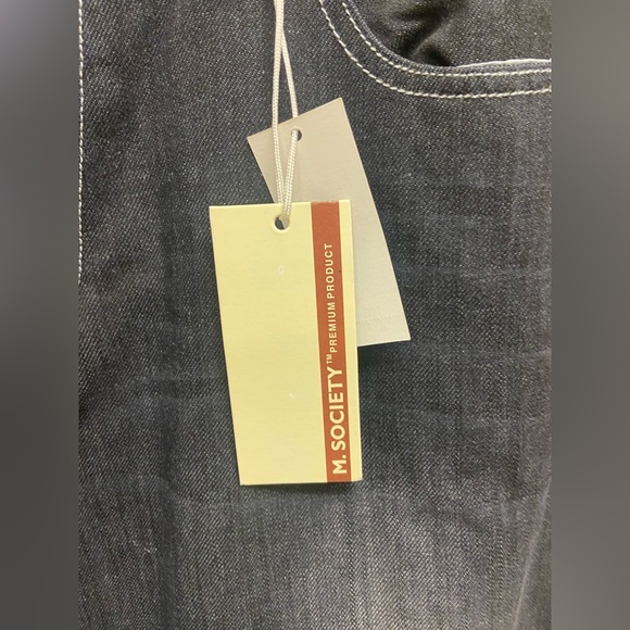 NWT M SOCIETY MEN FASHIONABLE JEANS SIZE 40 INSEAM 34 - Picture 4 of 7